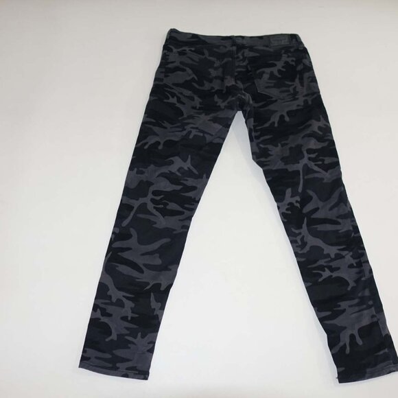 Levi's Women's 711 Skinny Jeans Size 29 Black Gray Camouflage Mid Rise Camo - Picture 4 of 5